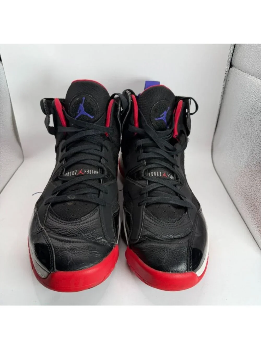 Jordan Jumpman Two Trey Raptors Shoes Mens Size 13 Black Red Basketball